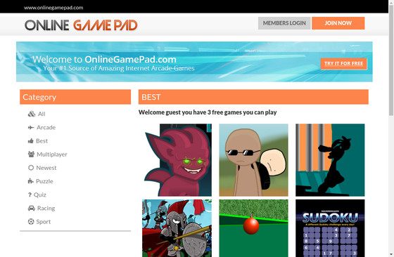 Online Game Pad