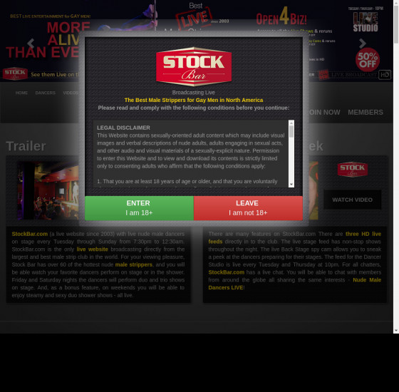 stock bar