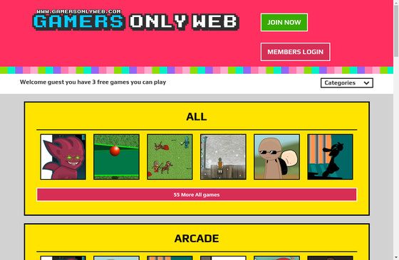 Gamers Only Web