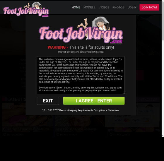foot job virgin