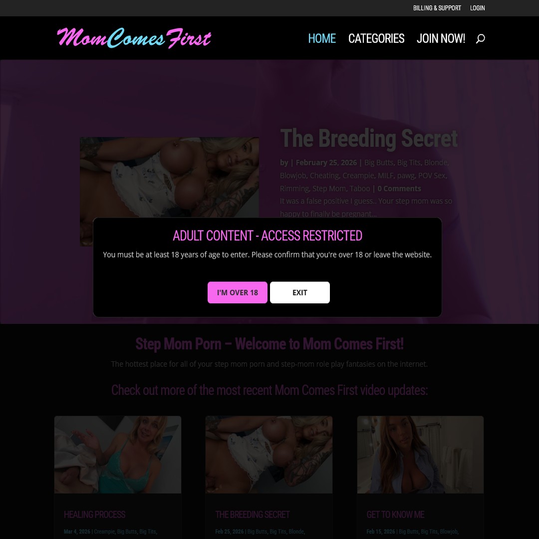 mom comes first account