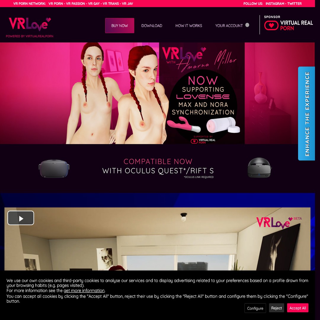 vr love the game account